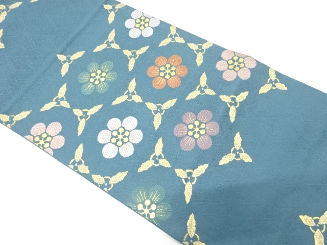 JAPANESE FUKURO OBI / WOVEN FLOWER